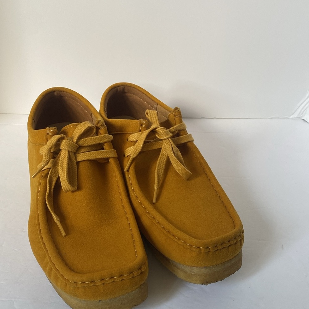 Clarks Wallabee lace ups size 8 US Men’s used once in pristine condition - Picture 2 of 16